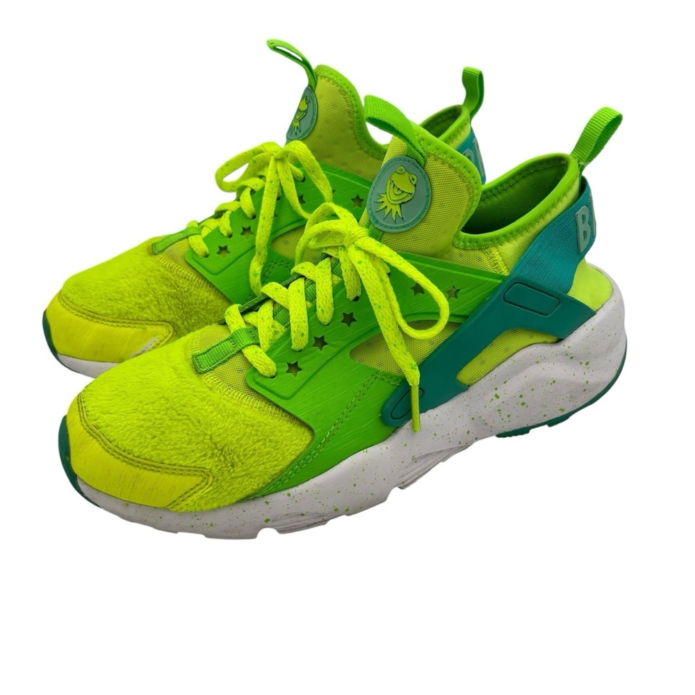 Nike Women's Shoes Huarache Doernbecher Freestyle Kermit Green Size 9